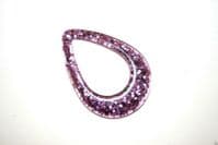 IMPEX TRIMITS JEWELLERY - LILAC GLITTER PENDANT RT60